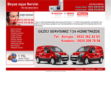 Tablet Screenshot of beyazesyaservisi.biz